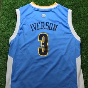 Allen Iverson Denver Nuggets Jersey Youth Large